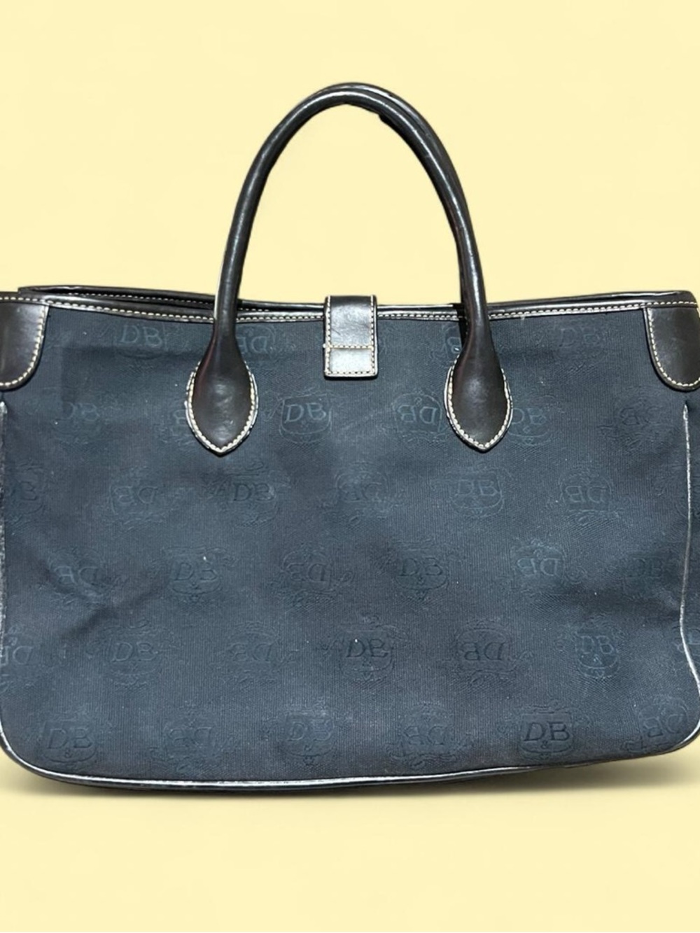 Dooney & Bourke Black Laptop Tote - Picture 3 of 11